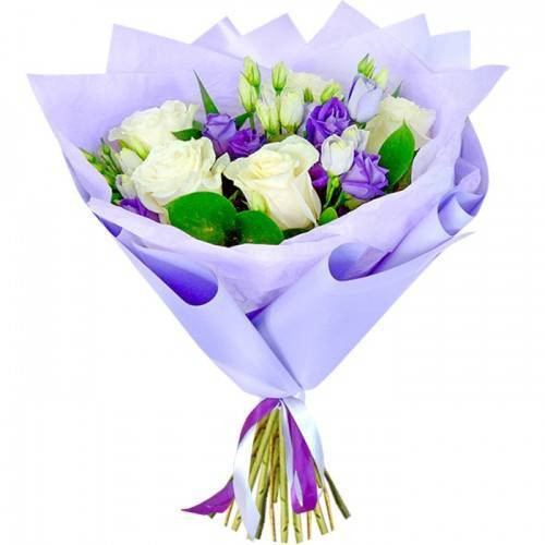 Букет цветов "Романтический блюз" Букет цветов "Романтический блюз"